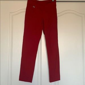 Red dress pant